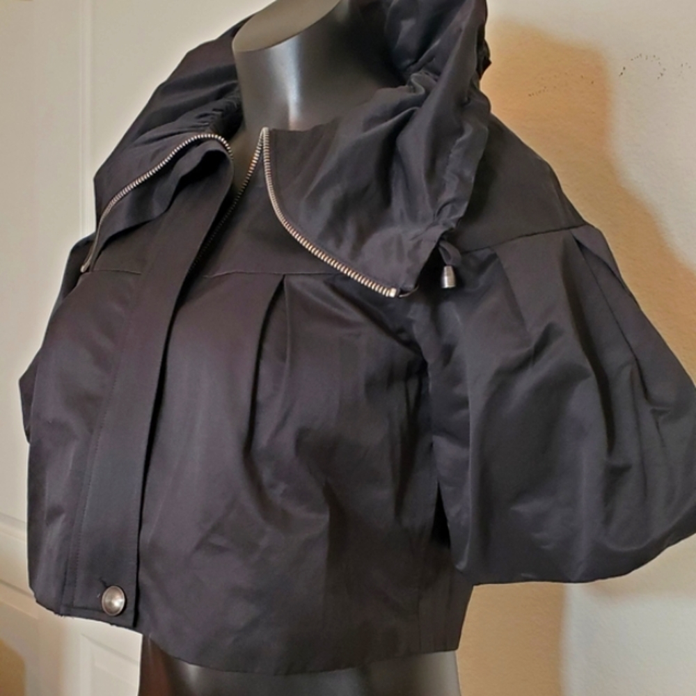 Y2K Cropped Zip Jacket